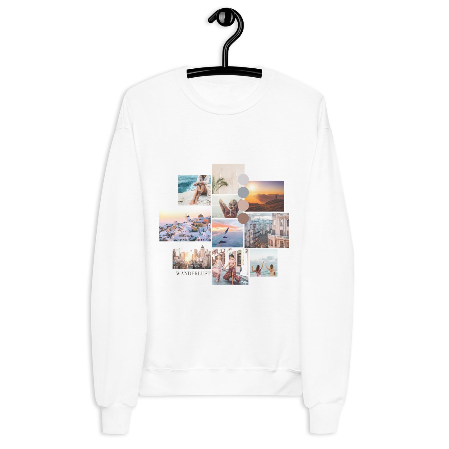 Unisex Wanderlust fleece sweatshirt